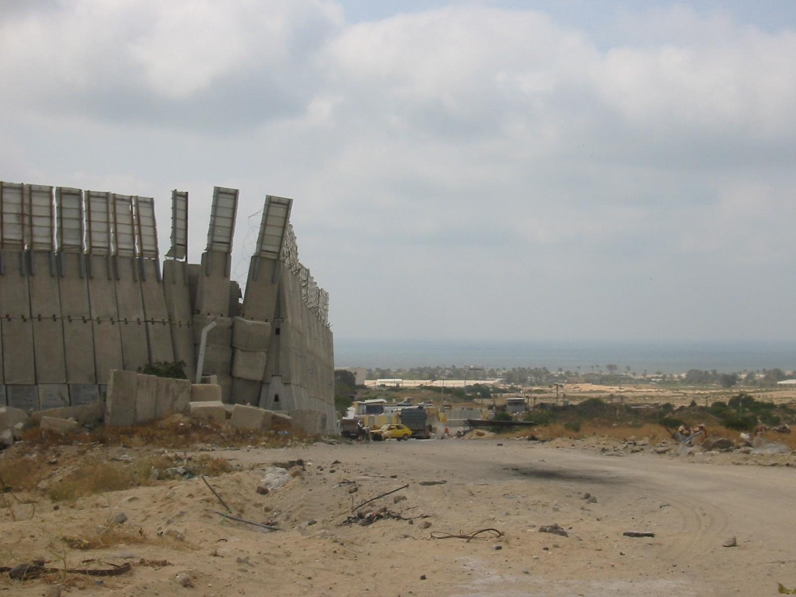 A section of the wall